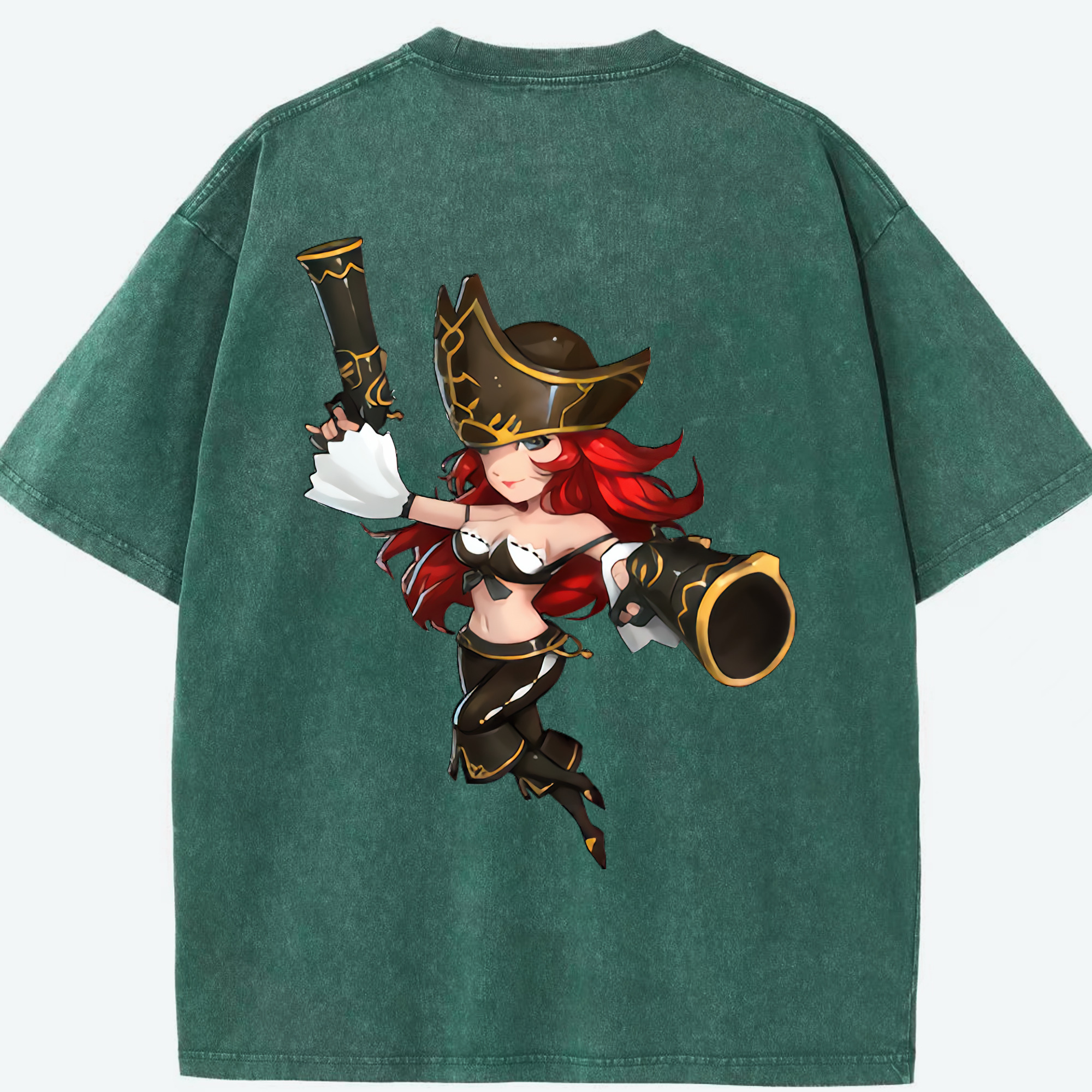 リーグ・オブ・レジェンド League of Legends LOL 綿100% ヴィンテージ風 半袖Tシャツ（背面プリント）